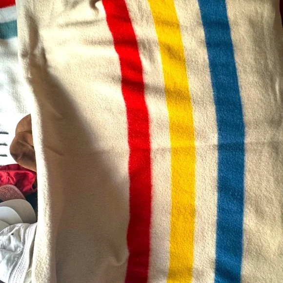 Vintage Golden Dawn JC Penny Wool Blanket